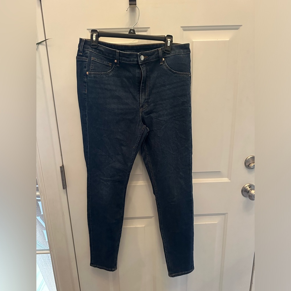 H&M Women's Dark Blue Skinny Jeans